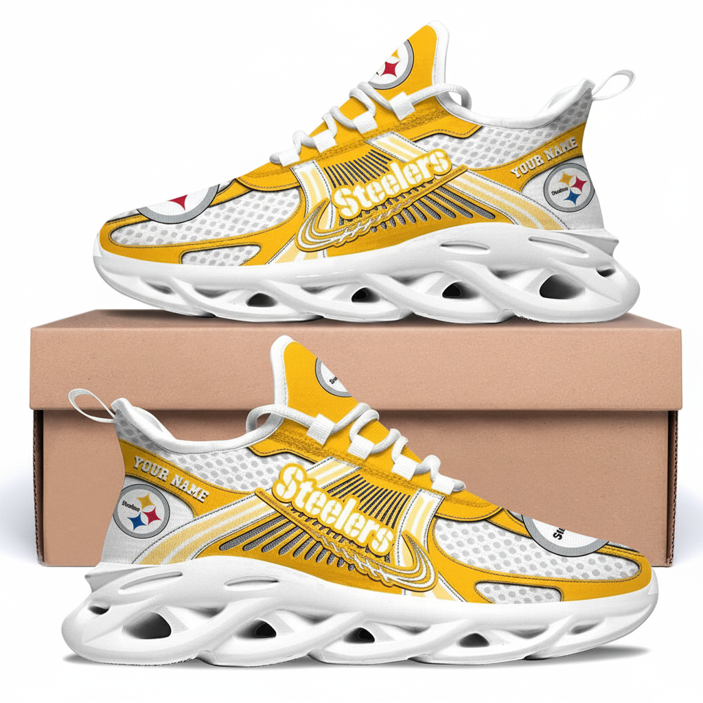 Pittsburgh Steelers Personalized Clunky Sneaker Max Soul Shoes 1 Pittsburgh Steelers Personalized Clunky Sneaker Max Soul Shoes