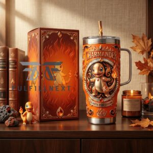 Pokemon Charmander Ignite The Spark Graphic Tumbler for Fans