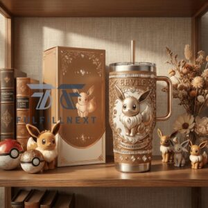 Pokemon Eevee Ornate Endless Potential Graphic Tumbler for Fans