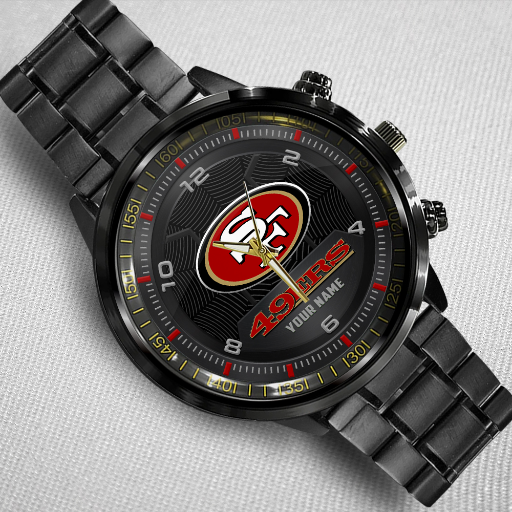 San Francisco 49ers Stainless Steel Watch 2 San Francisco 49ers Stainless Steel Watch - Image 2