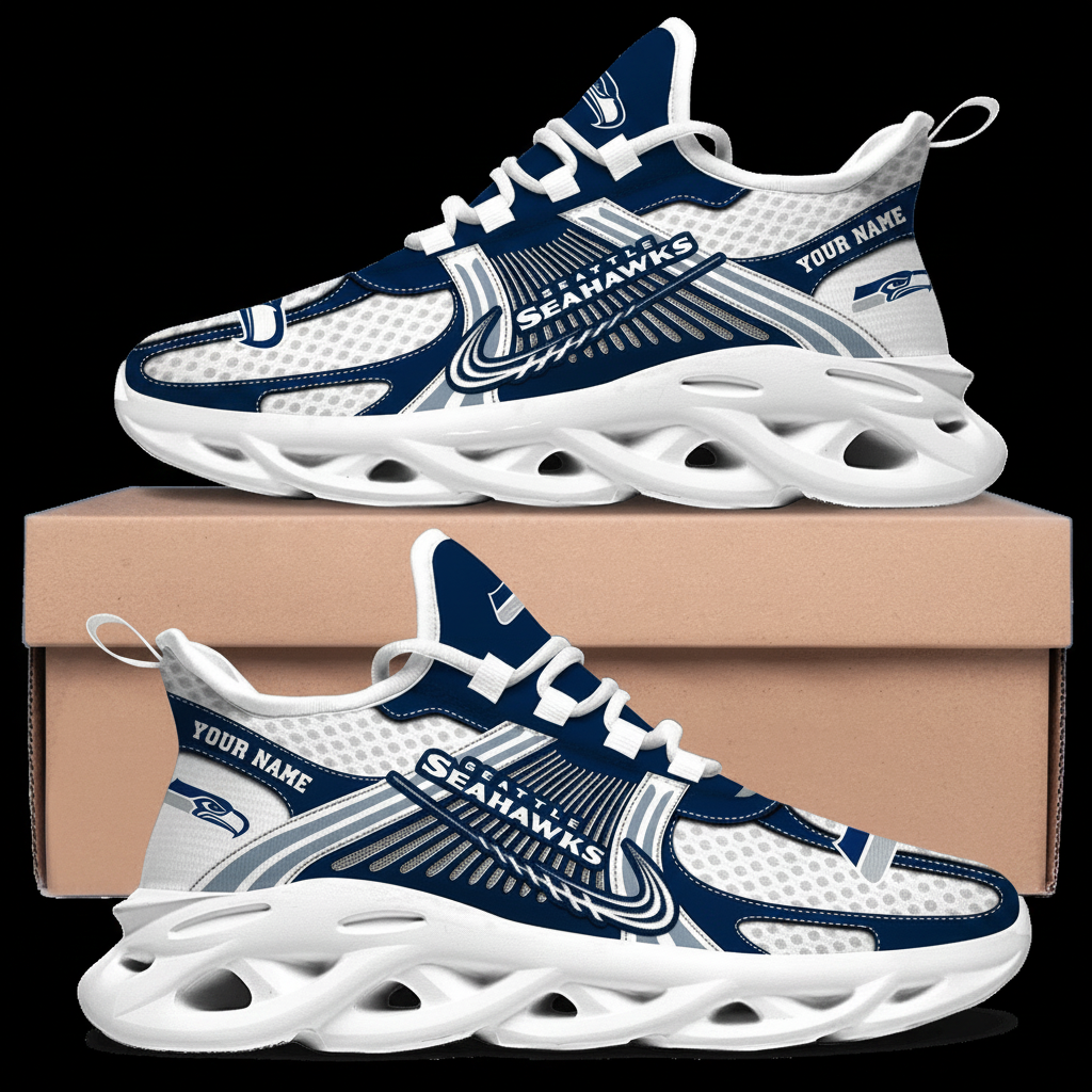 Seattle Seahawks Personalized Clunky Sneaker Max Soul Shoes 1 Seattle Seahawks Personalized Clunky Sneaker Max Soul Shoes