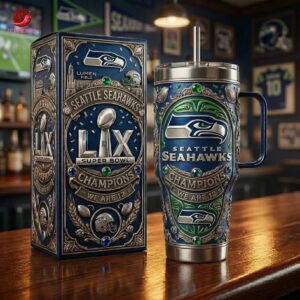 Seattle Seahawks Super Bowl LX Champions 2026 We Are 12 Tumbler