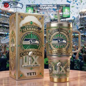 Seattle Seahawks Super Bowl LX Champions Tumbler