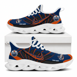Cup 2026 Champions Edmonton Oilers Custom Air Max Shoes Air Cushion Sneakers