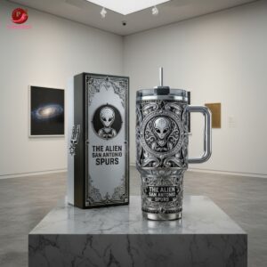 The Alien San Antonio Spurs Ornate Tumbler