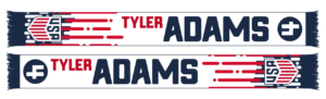 USMNT Scarf Tyler Adams Graphic Scarf - Fan Winter Accessory