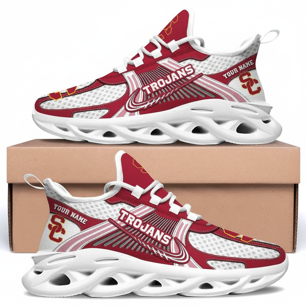 USC Trojans Personalized Clunky Sneaker Max Soul Shoes 1 USC Trojans Personalized Clunky Sneaker Max Soul Shoes