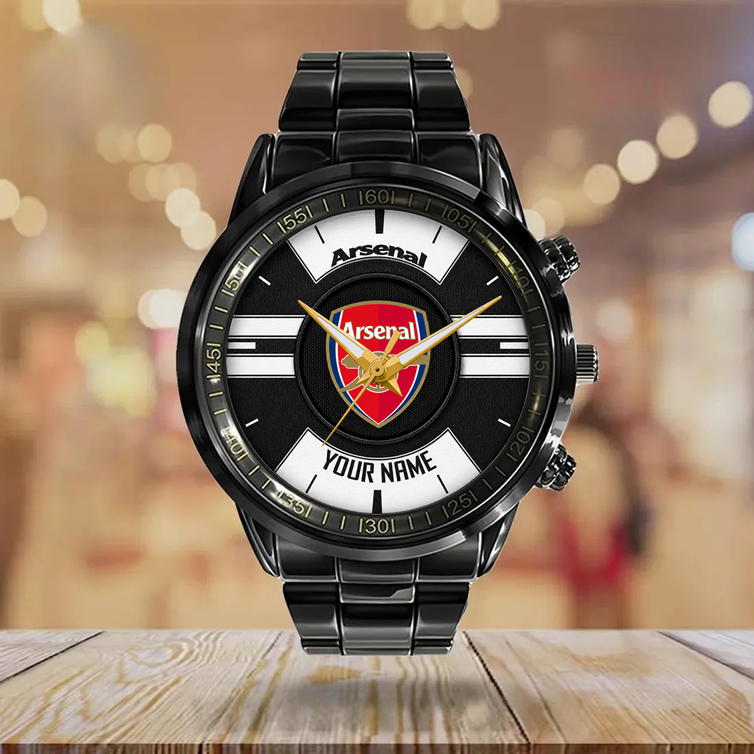 Personalized Arsenal Forever Champions Stainless Steel Watch 1 Personalized Arsenal Forever Champions Stainless Steel Watch
