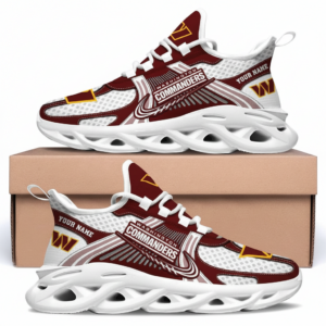 Washington Commanders Personalized Clunky Sneaker Max Soul Shoes