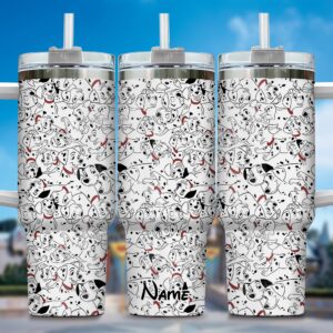 Unisex 101 Dalmatians Tumbler Graphic Tumbler for Movie Fans