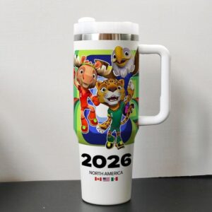 Unisex North America Global Soccer Event 2026 Graphic Tumbler for Soccer Fans