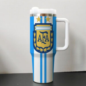 Unisex Argentina National Team Global Soccer Event 2026 Graphic Tumbler for Soccer Fans
