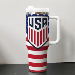 Unisex American Flag Global Soccer Event 2026 Graphic Tumbler for Patriotic Soccer Fans
