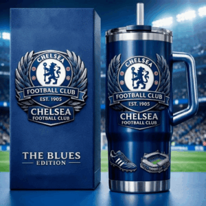 Unisex Chelsea FC Est 1905 Graphic Tumbler for Soccer Fans