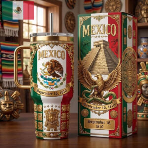 Unisex Mexico Football Team Global Soccer Event 2026 Graphic Tumbler for Soccer Fans