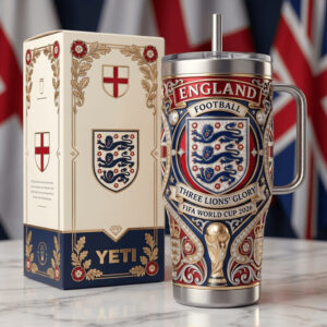 Unisex England France Game Day Global Soccer Event 2026 Graphic Tumbler for Soccer Fans