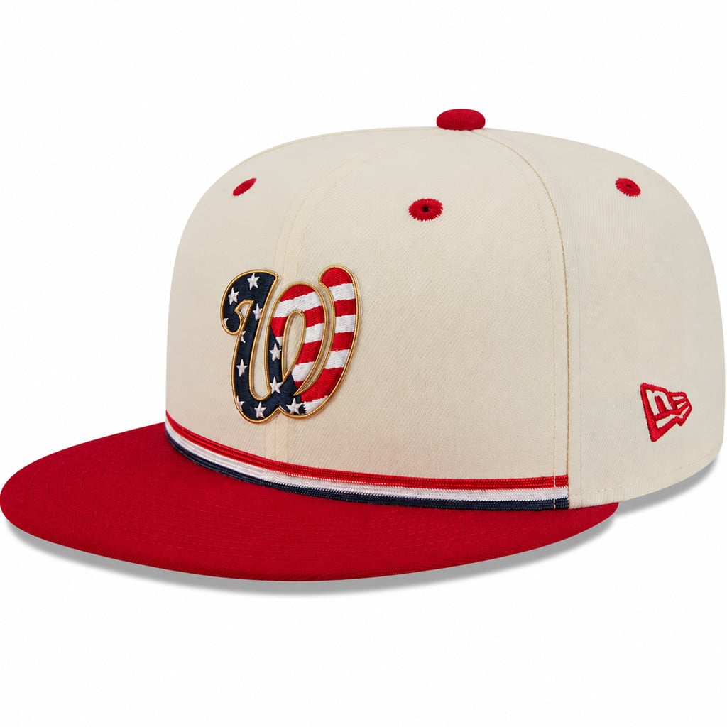 Unisex Washington Nationals x USA 250 Fourth of July Graphic Hat for Baseball Fans