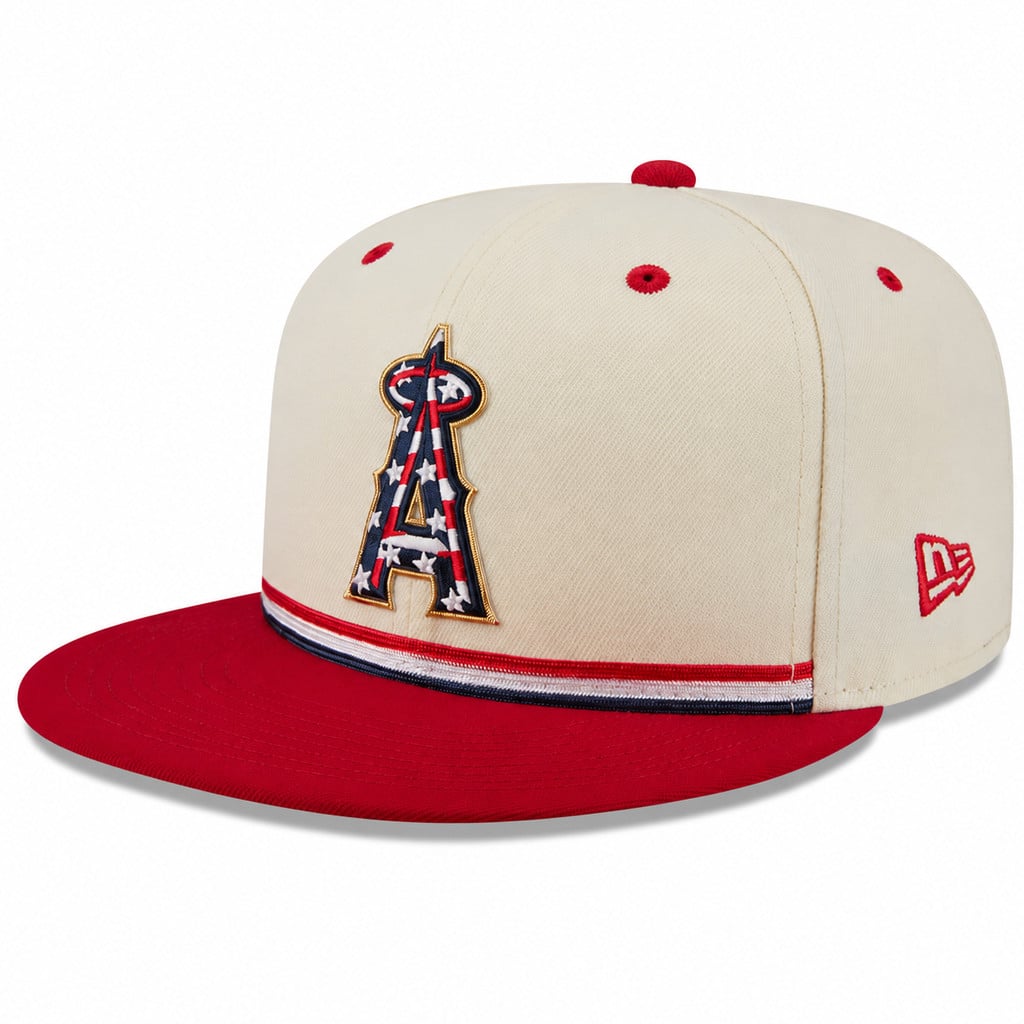 Unisex Los Angeles Angels x USA 250 Fourth of July Graphic Hat for Baseball Fans