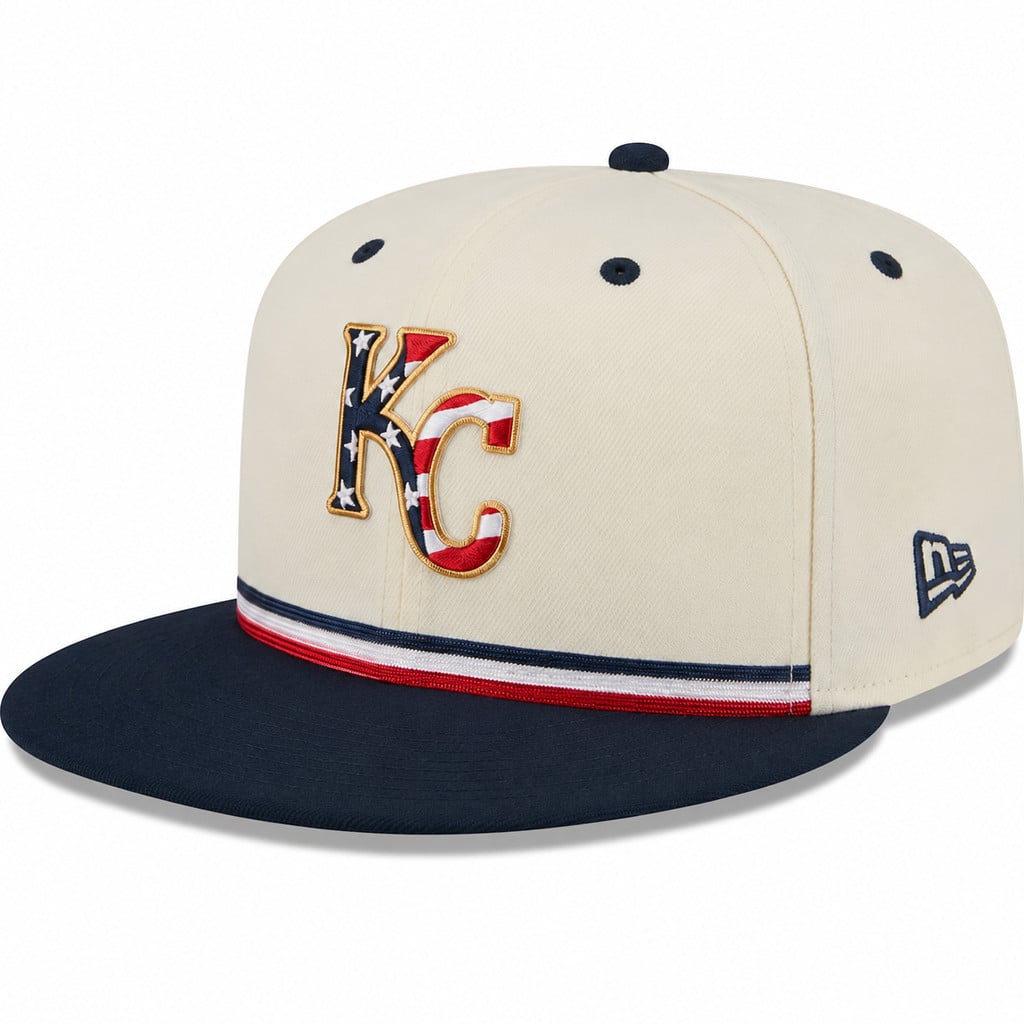 Unisex Kansas City Royals x USA 250 Fourth of July Graphic Hat for Baseball Fans