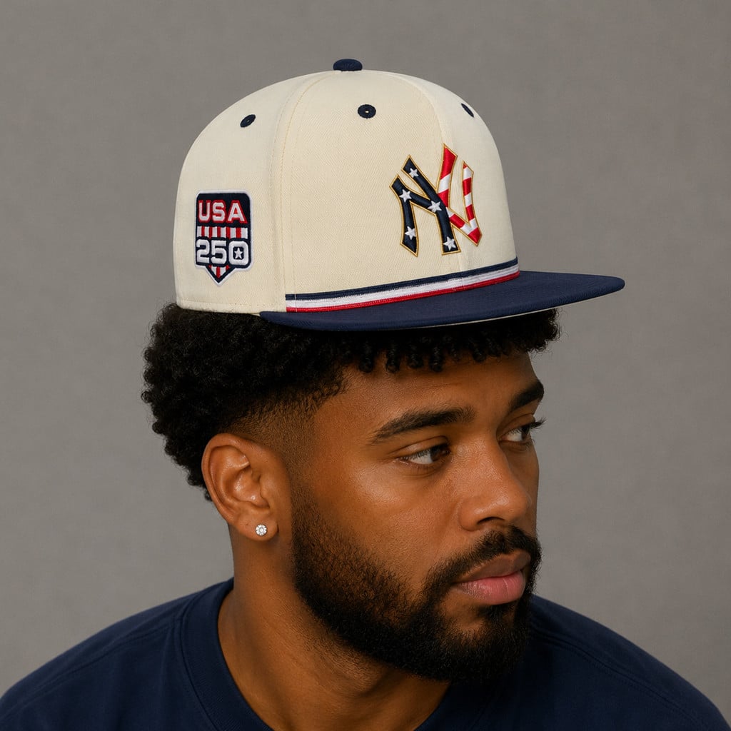 Unisex New York Yankees x USA 250 Fourth of July Graphic Hat for Baseball Fans - Image 2