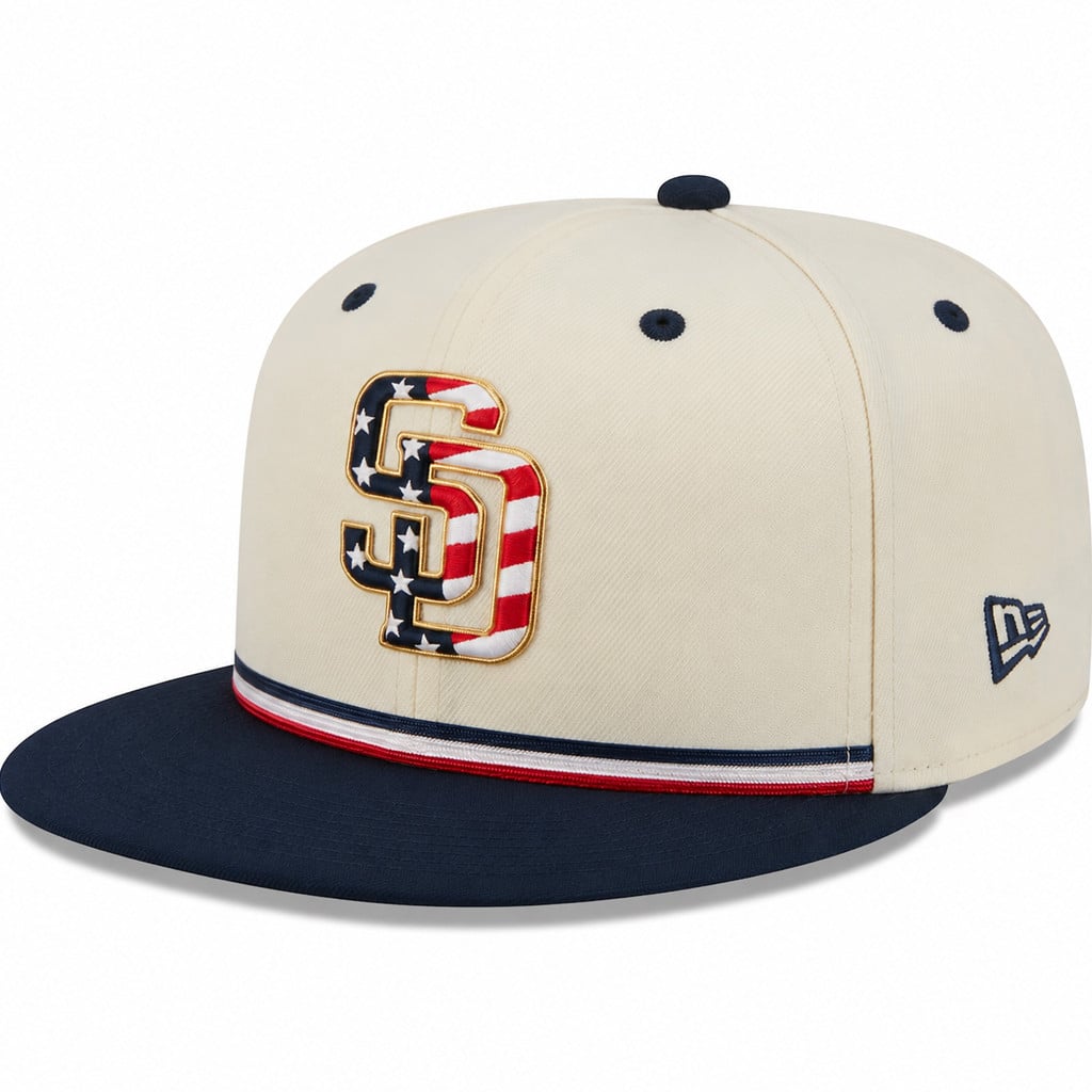 Unisex San Diego Padres x USA 250 Fourth of July Graphic Hat for Baseball Fans