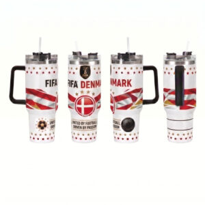 Unisex Denmark Football Global Soccer Event 2026 Game Day Graphic Tumbler for Soccer Fans