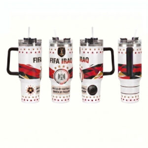 Unisex Iraq Soccer Global Soccer Event 2026 Game Day Gifts For Men Women Graphic Tumbler for Soccer Fans