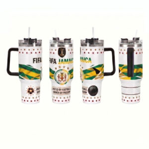 Unisex Jamaica Soccer Global Soccer Event 2026 Jamaica Soccer Player Merch Graphic Tumbler for Soccer Fans