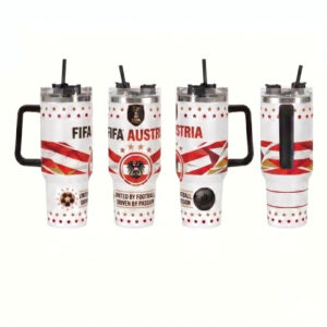 Unisex Austria Football Global Soccer Event 2026 Soccer Fan Gifts Ideas Graphic Tumbler for Soccer Fans