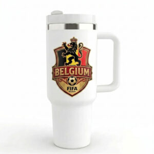 Unisex Belgium Football Global Soccer Event 2026 Belgium Football Fan Gifts For Him Graphic Tumbler for Soccer Fans