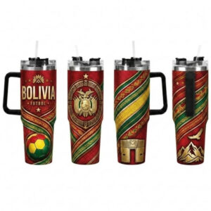 Unisex Bolivia Football Global Soccer Event 2026 Football Fan Gifts For Sports Lovers Graphic Tumbler for Soccer Fans