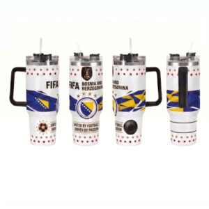 Unisex Bosnia And Herzegovina Football Global Soccer Event 2026 Game Day Dad Gift Graphic Tumbler for Soccer Fans