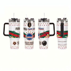 Unisex Cape Verde Soccer Global Soccer Event 2026 Game Day Gifts Ideas For Him Graphic Tumbler for Soccer Fans