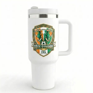 Unisex Cote D'Ivoire Soccer Global Soccer Event 2026 Game Day Unique Gifts For Him Graphic Tumbler for Soccer Fans