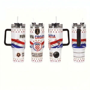 Unisex Croatia Soccer Global Soccer Event 2026 Game Day Gifts Ideas For Father Graphic Tumbler for Soccer Fans