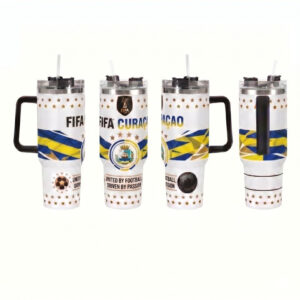Unisex Curacao Soccer Global Soccer Event 2026 Game Day Gifts For Best Friends Graphic Tumbler for Soccer Fans