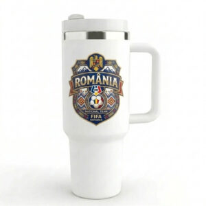 Unisex Romania Soccer Global Soccer Event 2026 Romania National Team Gifts For Men Graphic Tumbler for Soccer Fans