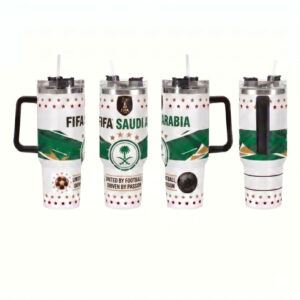 Unisex Saudi Arabia Soccer Global Soccer Event 2026 National Team Graphic Tumbler for Soccer Fans
