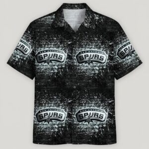 Unisex San Antonio Spurs Graphic Hawaiian Shirt for Basketball Fans