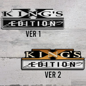 King?s X Edition Car Emblem