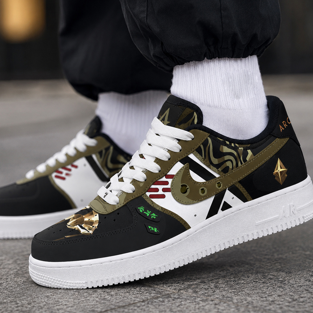 Ambessa Medarda Arcane League Of Legends Graphic Air Force 1 Shoes Sneakers for Gaming Fans 2 Ambessa Medarda Arcane League Of Legends Graphic Air Force 1 Shoes Sneakers for Gaming Fans