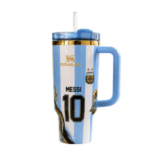 Argentina Global Soccer Event 2026 Graphic Messi Number 10 Tumbler for Soccer Fans