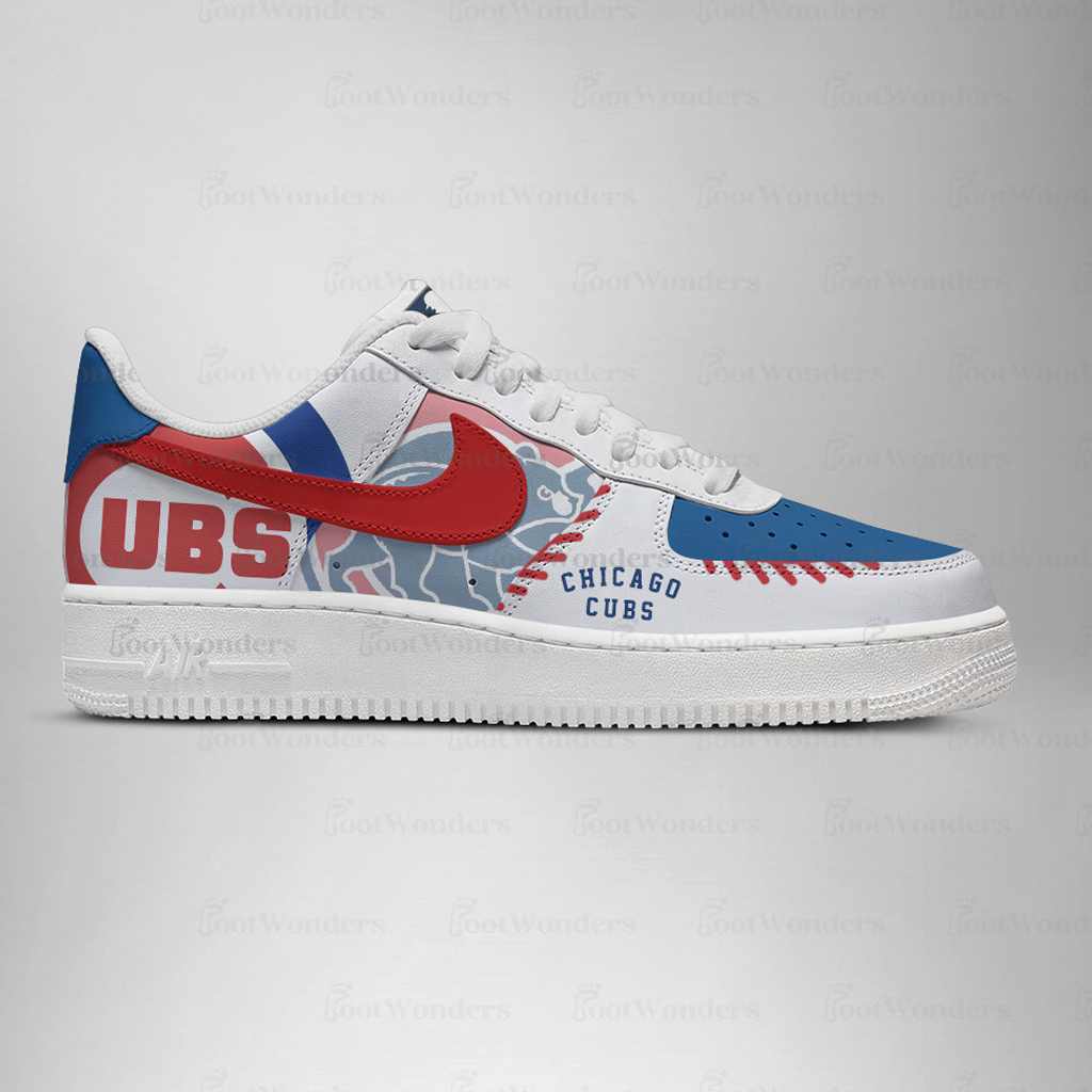 Chicago Cubs Major League Baseball Version 2026 Graphic Air Force 1 Shoes Sneakers for Baseball Fans 2 Chicago Cubs Major League Baseball Version 2026 Graphic Air Force 1 Shoes Sneakers for Baseball Fans