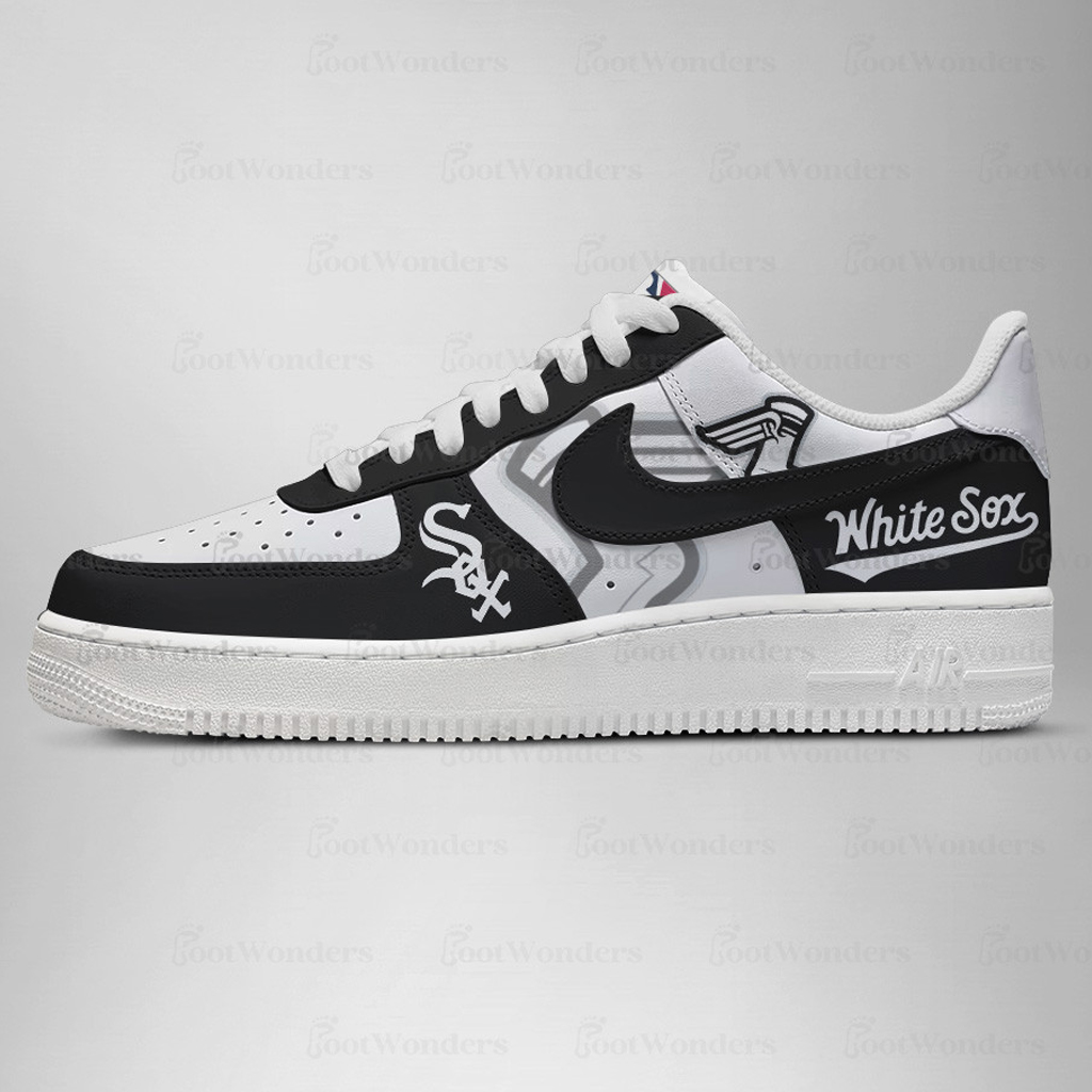 Chicago White Sox Major League Baseball Version 2026 Graphic Air Force 1 Shoes Sneakers for Baseball Fans 1 Chicago White Sox Major League Baseball Version 2026 Graphic Air Force 1 Shoes Sneakers for Baseball Fans