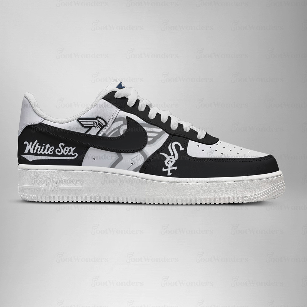 Chicago White Sox Major League Baseball Version 2026 Graphic Air Force 1 Shoes Sneakers for Baseball Fans 2 Chicago White Sox Major League Baseball Version 2026 Graphic Air Force 1 Shoes Sneakers for Baseball Fans