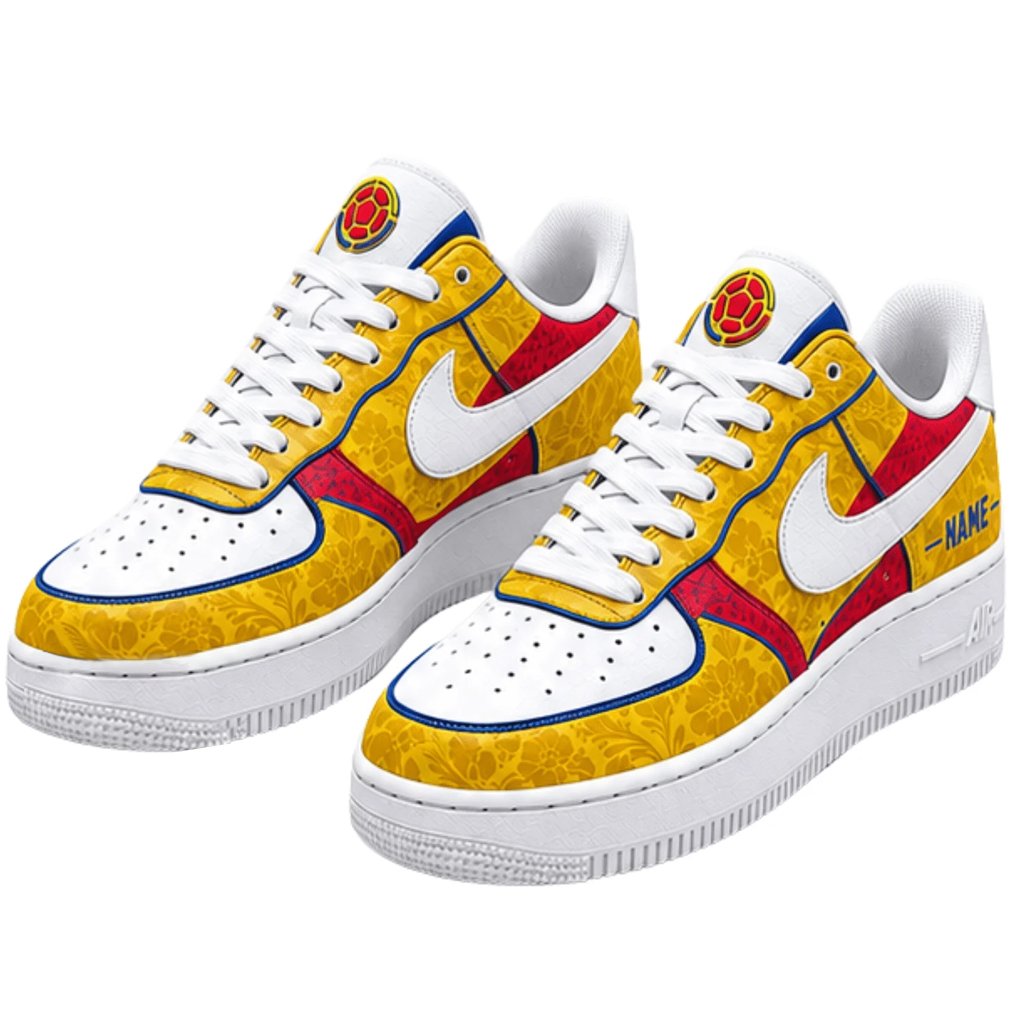 Custom Name Portugal National Football Team Global Soccer Event 2026 Air Force 1 Shoes Sneakers for Soccer Fans