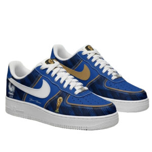 Custom Name France World Cup 2026 Graphic Air Force 1 Shoes Sneakers for Soccer Fans