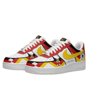Custom Name Germany World Cup 2026 Graphic Air Force 1 Shoes Sneakers for Soccer Fans