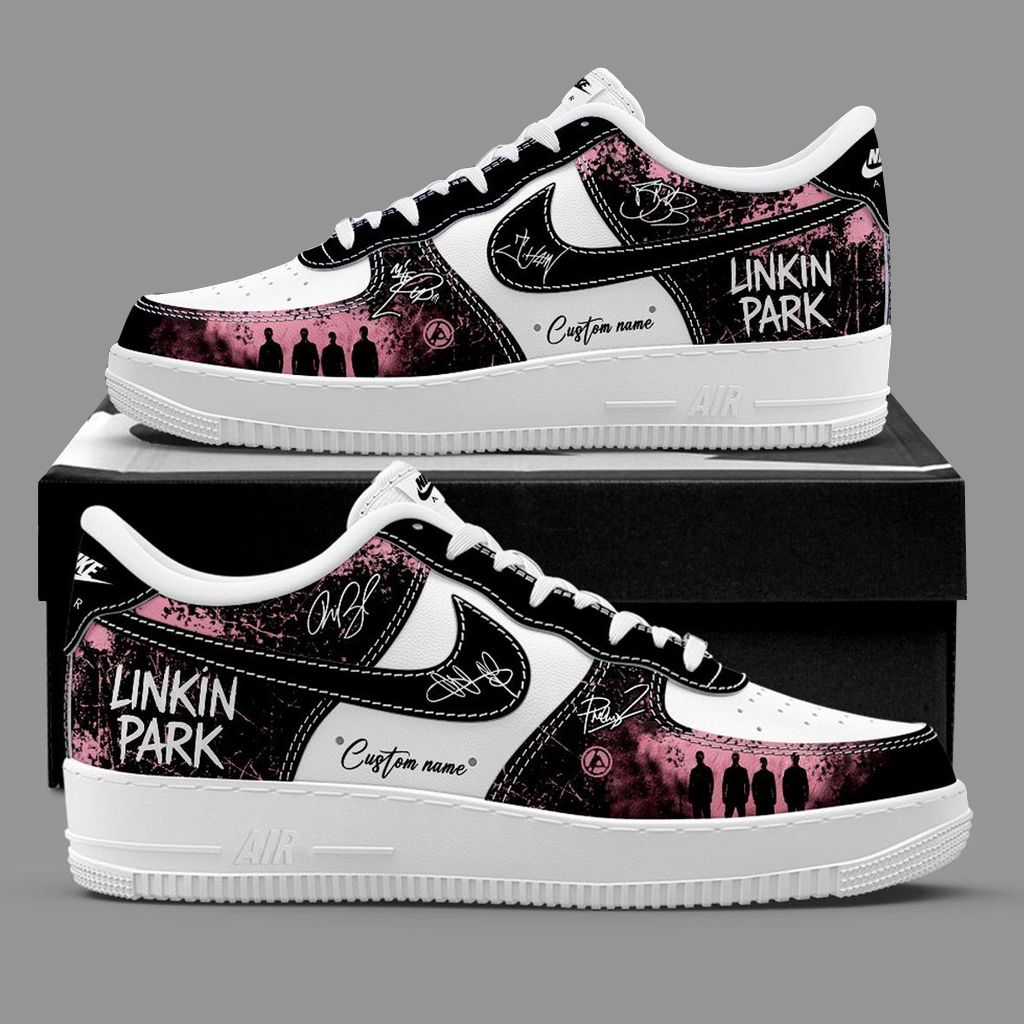 Custom Name Linkin Park From Zero World Tour 2026 Signature Air Force 1 Shoes Sneakers Version 2 for Music Fans