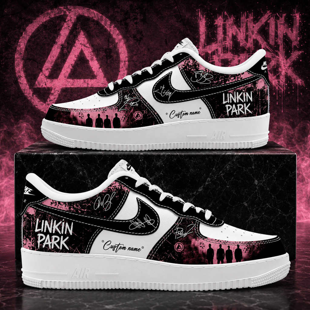 Custom Name Linkin Park From Zero World Tour 2026 Signature Air Force 1 Shoes Sneakers Version 2 for Music Fans - Image 2